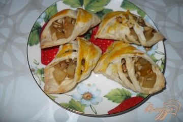 фото рецепта Слойки с яблоками