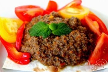 фото рецепта Печеночный паштет с овощами