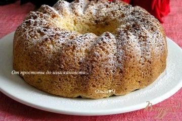фото рецепта Манник с яблоками
