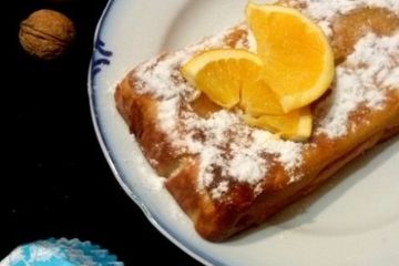 фото рецепта Кекс с яблоками и апельсиновой цедрой