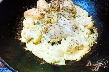 фото рецепта Запеканка из курицы с цветной капустой