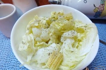 фото рецепта Салат с пекинской капустой и початками кукурузы
