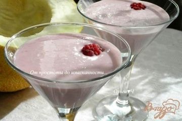 фото рецепта Малиново-дынный смузи