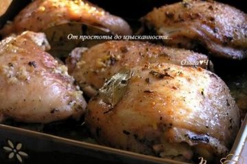 фото рецепта Запеченная ароматная курочка