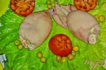 фото рецепта Кальмары с начинкой