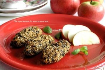 фото рецепта Овсяные снеки Дамские пальчики