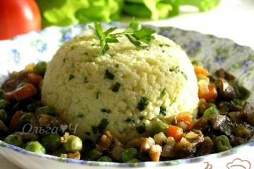 фото рецепта Овощное рагу с грибами и пшенкой
