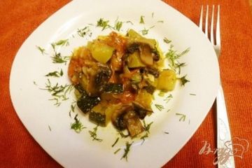 фото рецепта Гарнир из кабачков с овощами
