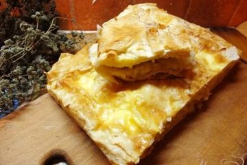 фото рецепта Пирог с картофелем и луком