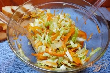 фото рецепта Салат из болгарского перца и моркови