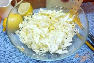 фото рецепта Французский капустный салат с соусом Винигрет