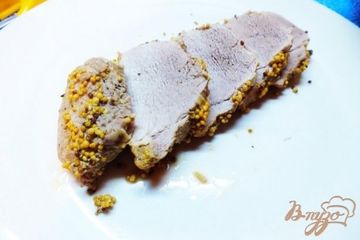 фото рецепта Говядина в горчичной корочке и травах