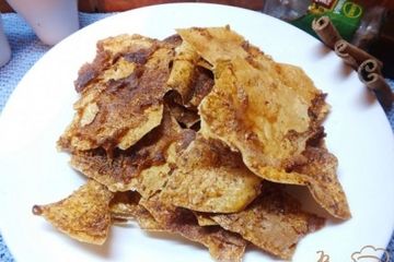 фото рецепта Печенье хрустики из лаваша с корицей