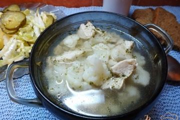 фото рецепта Суп мясной с цветной капустой и прованскими травами