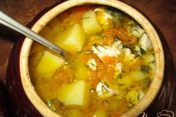 фото рецепта Жаркое с курицей и картофелем в горшочках