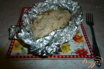 фото рецепта Куриная грудка, запеченная с яблоками
