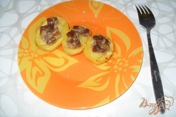 фото рецепта Картофельные лодочки с мясом