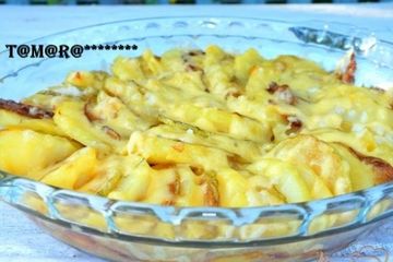 фото рецепта Запеченный картофель с кабачком