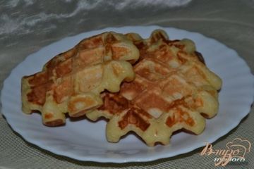 фото рецепта Вафли овсяно-пшенично-рисовые с медом