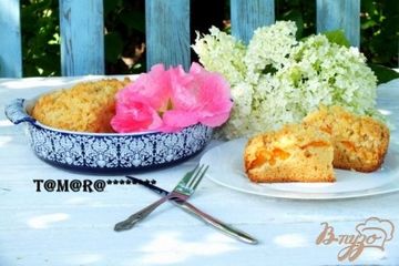 фото рецепта Пирог с абрикосами и штрейзелем