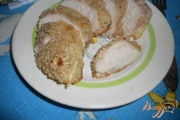 фото рецепта Куриная грудка в панировке из кунжута