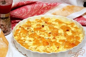 фото рецепта Гарнир из тыквы  и  сыра Фета