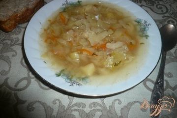 фото рецепта Щи с луком-порей