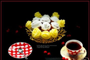 фото рецепта Кексы-розы на желтках