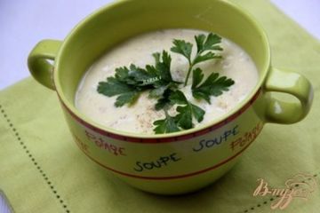 фото рецепта Кабачковый сливочный суп с овсяными хлопьями