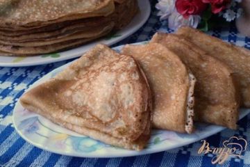 фото рецепта Блинчики с мятой, корицей и ванилью