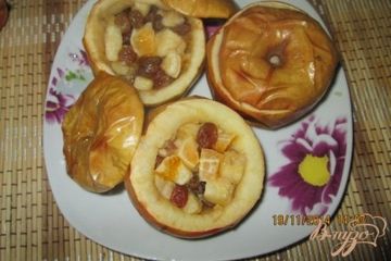 фото рецепта Печеные яблока с медом