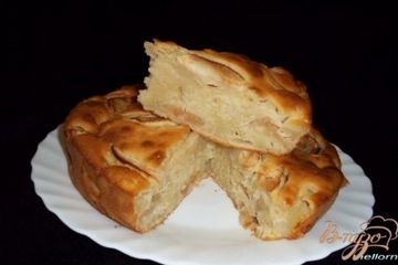 фото рецепта Лимонный пирог с яблоками