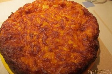 фото рецепта Заливной пирог с грибами и курицей