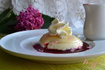 фото рецепта Сливочное желе с маршмеллоу