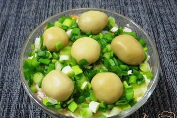 фото рецепта Закусочный салат Грибное чудо