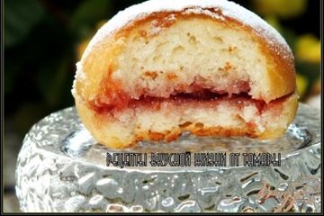 фото рецепта Пончики с джемом из духовки