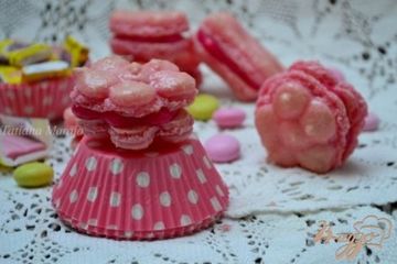 фото рецепта Печенье Макарон  со вкусом жевательной резинки