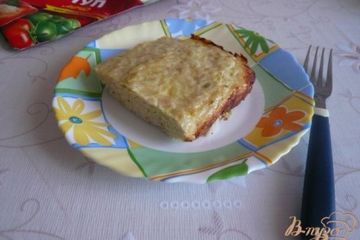 фото рецепта Куриная запеканка с рисом и кабачками