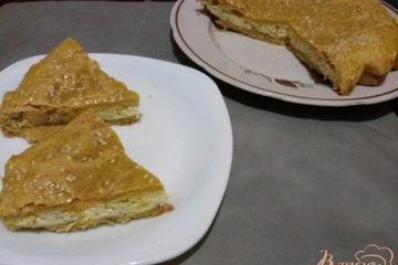фото рецепта Пирог с плавленным сырком