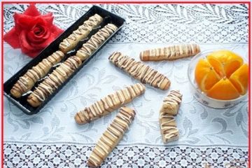 фото рецепта Апельсиново-ореховые палочки с шоколадом