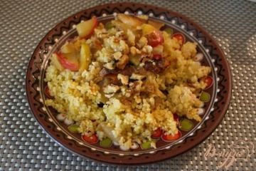 фото рецепта Пшенная каша томленая в духовке с яблоком