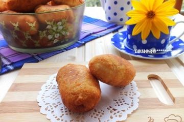 фото рецепта Пирожки на сметане с капустой
