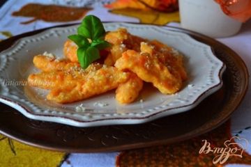 фото рецепта Клецки из печеной тыквы