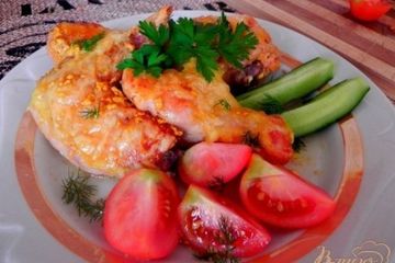 фото рецепта Курица в духовке с сыром
