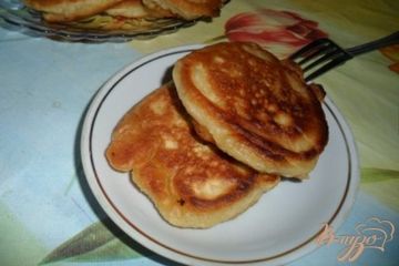 фото рецепта Оладьи  с рыбными консервами