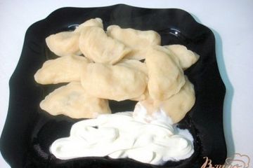 фото рецепта Вареники с картофелем, грибами и сыром
