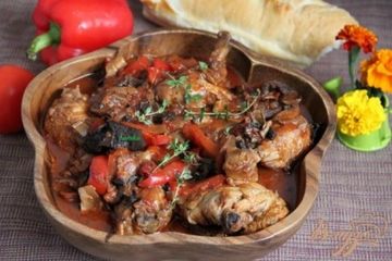 фото рецепта Курица каччиаторе