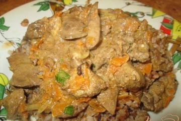 фото рецепта Азу с куриной печенью