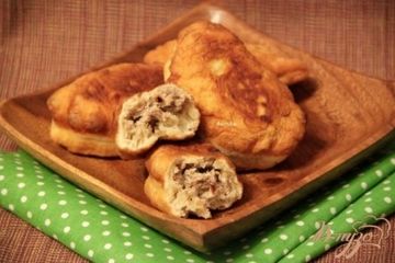фото рецепта Быстрые  жареные пирожки с мясом