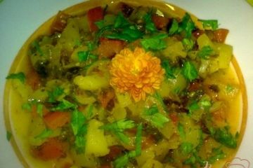 фото рецепта Кабачки тушеные с помидорами